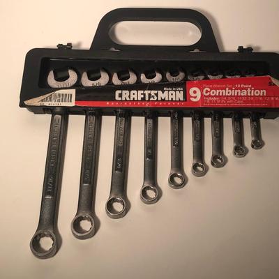 LOT 49B: Kobalt Allen Wrench Set, Craftsman 9pc Wrench Set & More Craftsman Wrenches