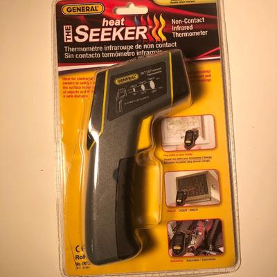 LOT 51B: Sperry DM-350A Digital Multimeter, Zircon iSensor Stud Finder & General Heat Seeker IRT207 Infrared Thermometer