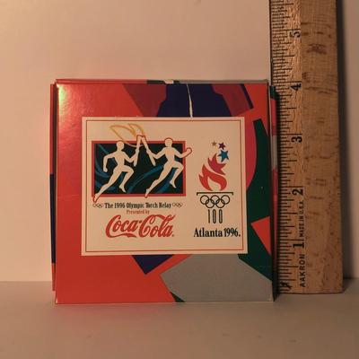 LOT 53B: 1996 Atlanta Olympics Pins - Coca-Cola Torch Bearer & BMW
