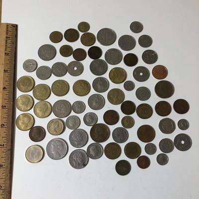 LOT 64B: Variety of Money / Coins from Around the World - Australia, North America, Europe, Asia
