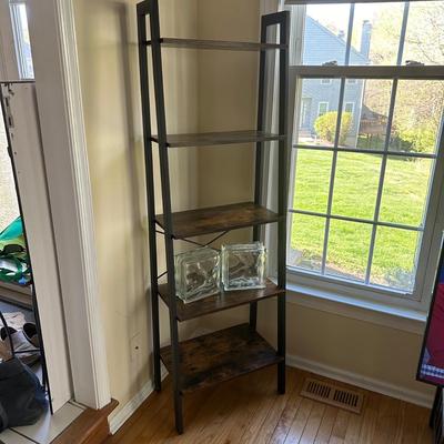 LOT 106L: Industrial Style Ladder Shelf