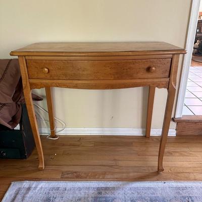 LOT 109L: Vintage Wooden Single Drawer Desk