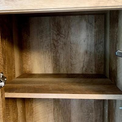 LOT 110 K: Sauder Adept Wide Storage Cabinet/Pantry
