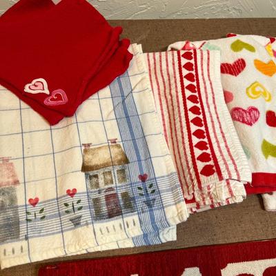 Valentines themed linens
