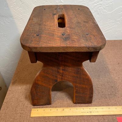 Cute primitive foot stool