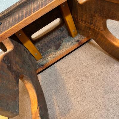 Cute primitive foot stool