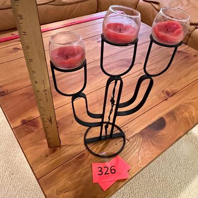 Cactus candle holder