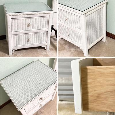 HENRY LINK ~ Five (5) Piece Wicker Queen / Full Bedroom Suite ~ *Read Details