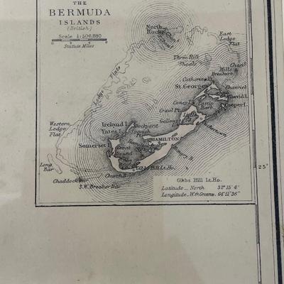 OLD MAP of the West Indies/ Carta Esperica/ 1804