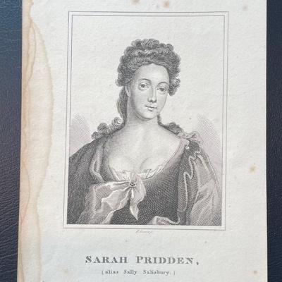Sarah Pridden, alias Sally Salisbury by R. Grave, Jr