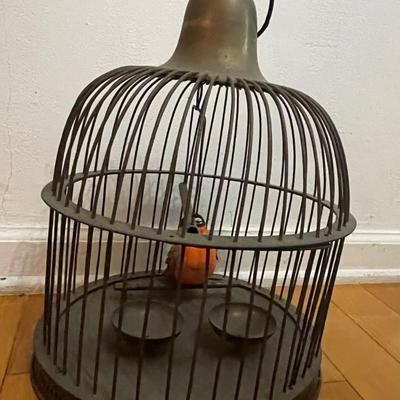 Vintage Durable Brass Bird Cage