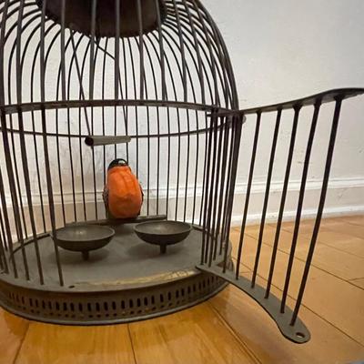 Vintage Durable Brass Bird Cage