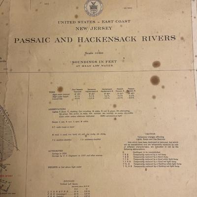 CHARTS: United States - East Coast New Jersey/ PASSAIC AND HACKENSACK RIVERS
