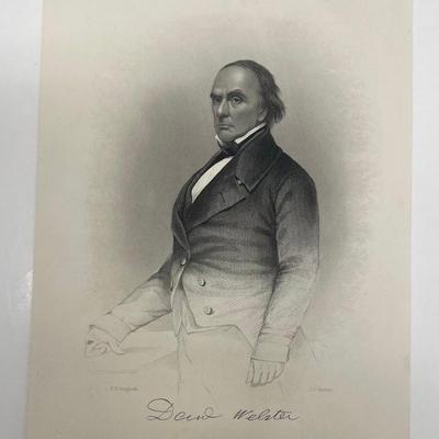 Daniel Webster Engraved J. C. Buttre