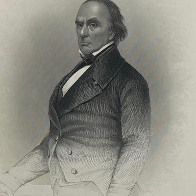 Daniel Webster Engraved J. C. Buttre