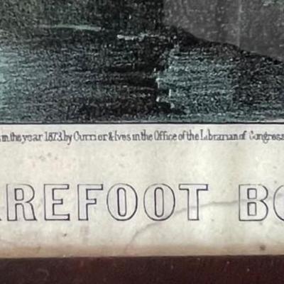 Litho, Currier & Ives, The Barefoot Boy
