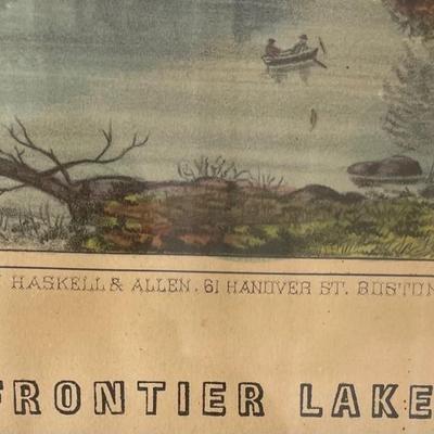 Litho, Haskell & Allen, The Frontier Lake