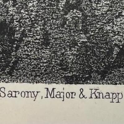 Sarony, Major &  Knapp Lith, Near Head of Diamond Creek