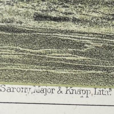 Sarony, Major &  Knapp Lith, Milk River and Panther Mountain