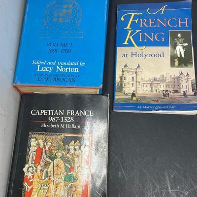 Collection 9 Books French Royal Family