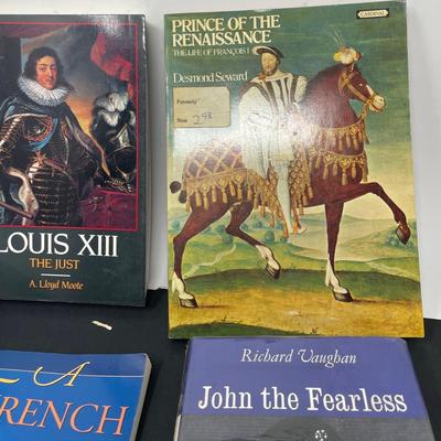 Collection 9 Books French Royal Family