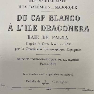 MER MEDITERRANEE ILES BALEARES MAJORQUE/ DU CAP BLANCO A L'ILE DRACONERA/ 1890