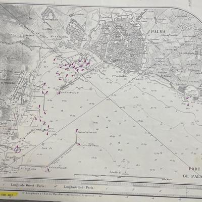 MER MEDITERRANEE ILES BALEARES MAJORQUE/ DU CAP BLANCO A L'ILE DRACONERA/ 1890