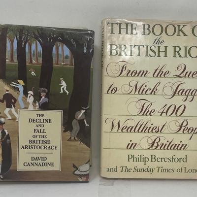 Collection 2 Books on Rise and Fall of British Aristocracy