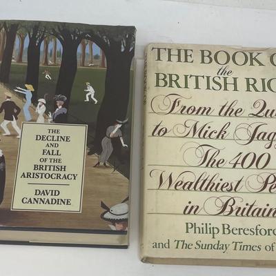 Collection 2 Books on Rise and Fall of British Aristocracy
