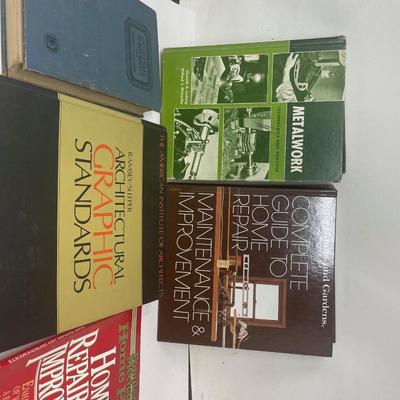 Collection of 5 Books on Industrial Mechanics, Architect, Metal Work