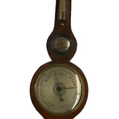 P SALVADE WARRANTED BAROMETER ENGLISH c.1890s #3