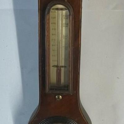 P SALVADE WARRANTED BAROMETER ENGLISH c.1890s #3