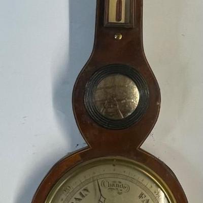 P SALVADE WARRANTED BAROMETER ENGLISH c.1890s #3