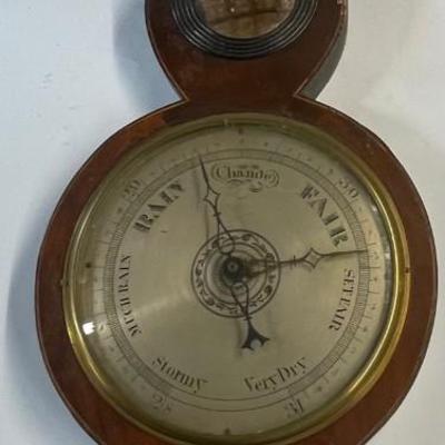 P SALVADE WARRANTED BAROMETER ENGLISH c.1890s #3