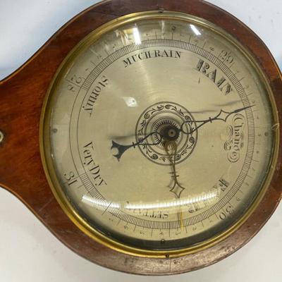 P SALVADE WARRANTED BAROMETER ENGLISH c.1890s #3