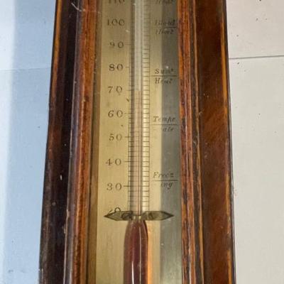 P SALVADE WARRANTED BAROMETER ENGLISH c.1890s #3