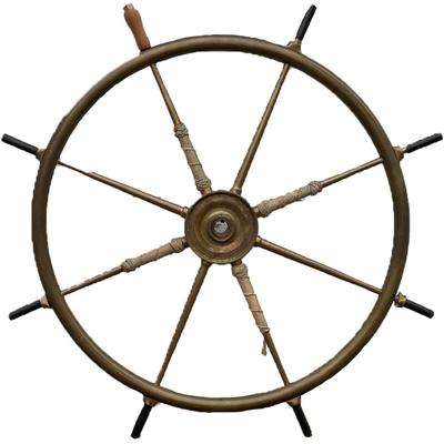 Large antique Nautical Steering Wheel/ Heavy #1