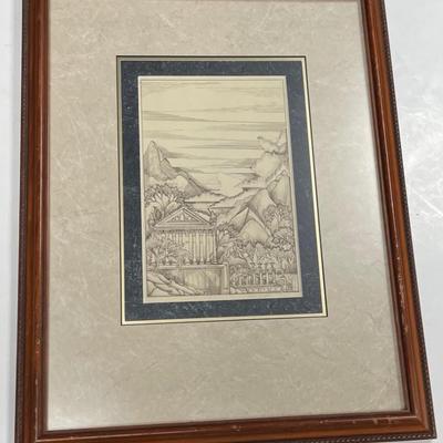 Signed Wm Kilfedes and dated '73/ Lithograph print