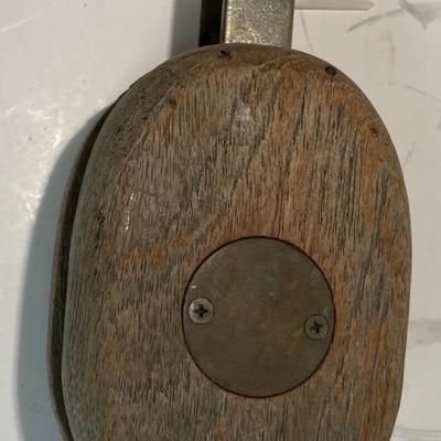 Maritime Wood Block Tackle Pulley