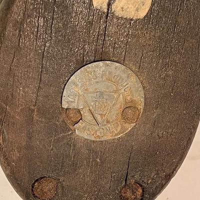 Maritime Wood Block Tackle Pulley/ MADESCO PRODUCT/EASTON PENNSYLVANIA