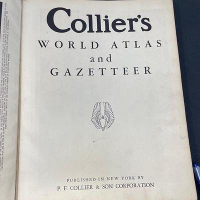 Colliers World Atlas and Gazetteer by P. F. Collier and Sons