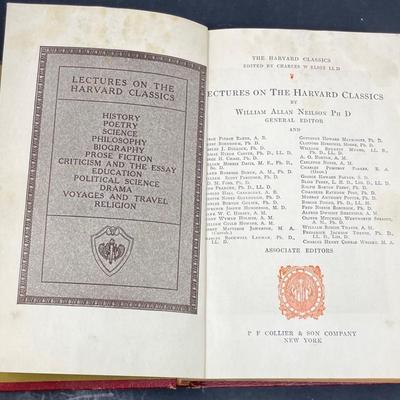 Harvard Classics/Lectures Collier First Edition 1914