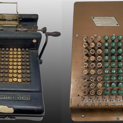 Two Antqiue Calculators