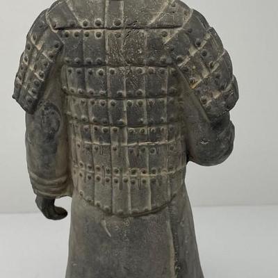 Ceramic Chinese warrior - gray