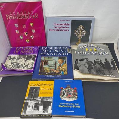 Royal Books Collection of 7 Books on European Royalty
