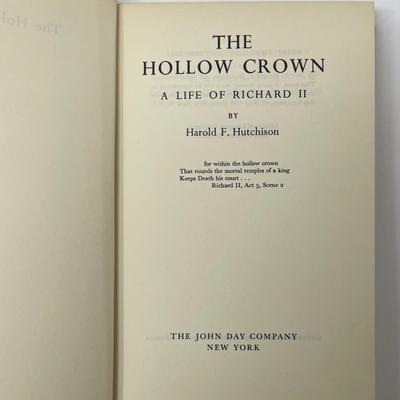 The Hollow Crown, Harold F. Hutchison