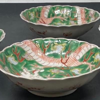 Four Early 20th Century Chinese Dish Plates