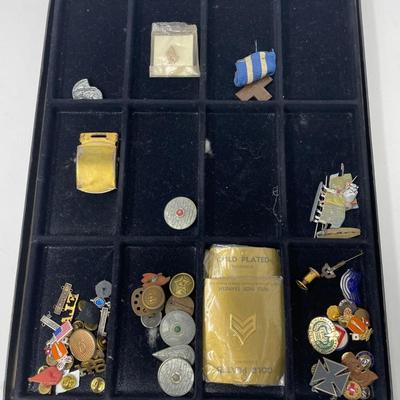 Vintage Collection US Military Historic Pins, Insignia and More