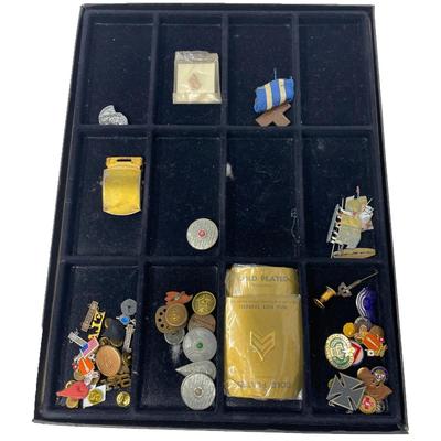 Vintage Collection US Military Historic Pins, Insignia and More