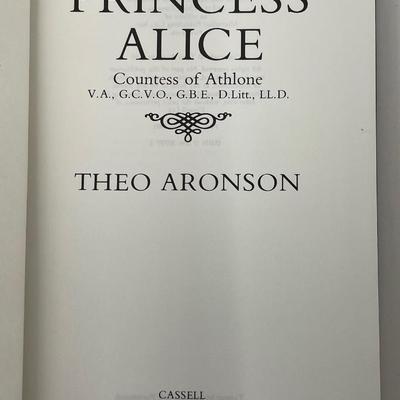 Princess Alice - Countess of Athlone, Theo Aronson